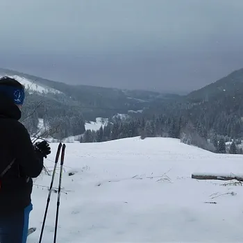 Okres Jeseník v lockdownu  - bílá sobota nad Zlatými Horami
