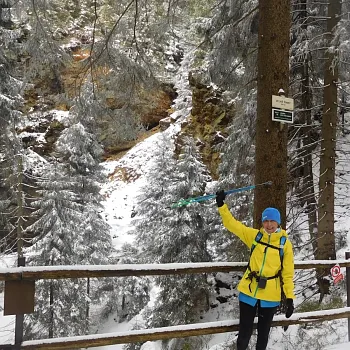 Okres Jeseník v lockdownu  - bílá sobota nad Zlatými Horami