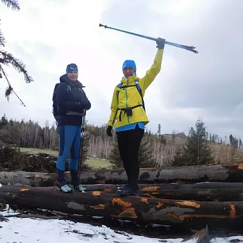 Okres Jeseník v lockdownu  - bílá sobota nad Zlatými Horami